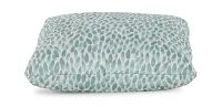 Lotus Light Blue 18" Indoor/outdoor Square Accent Pillow