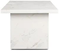 Viscaya White Rectangular Table