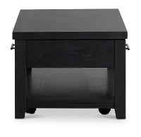 Alden Black Rect Lift Coffee Table