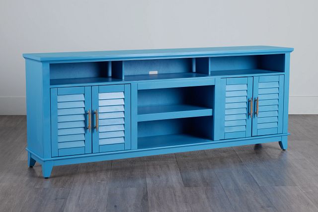 Cape May Teal 84" Tv Stand