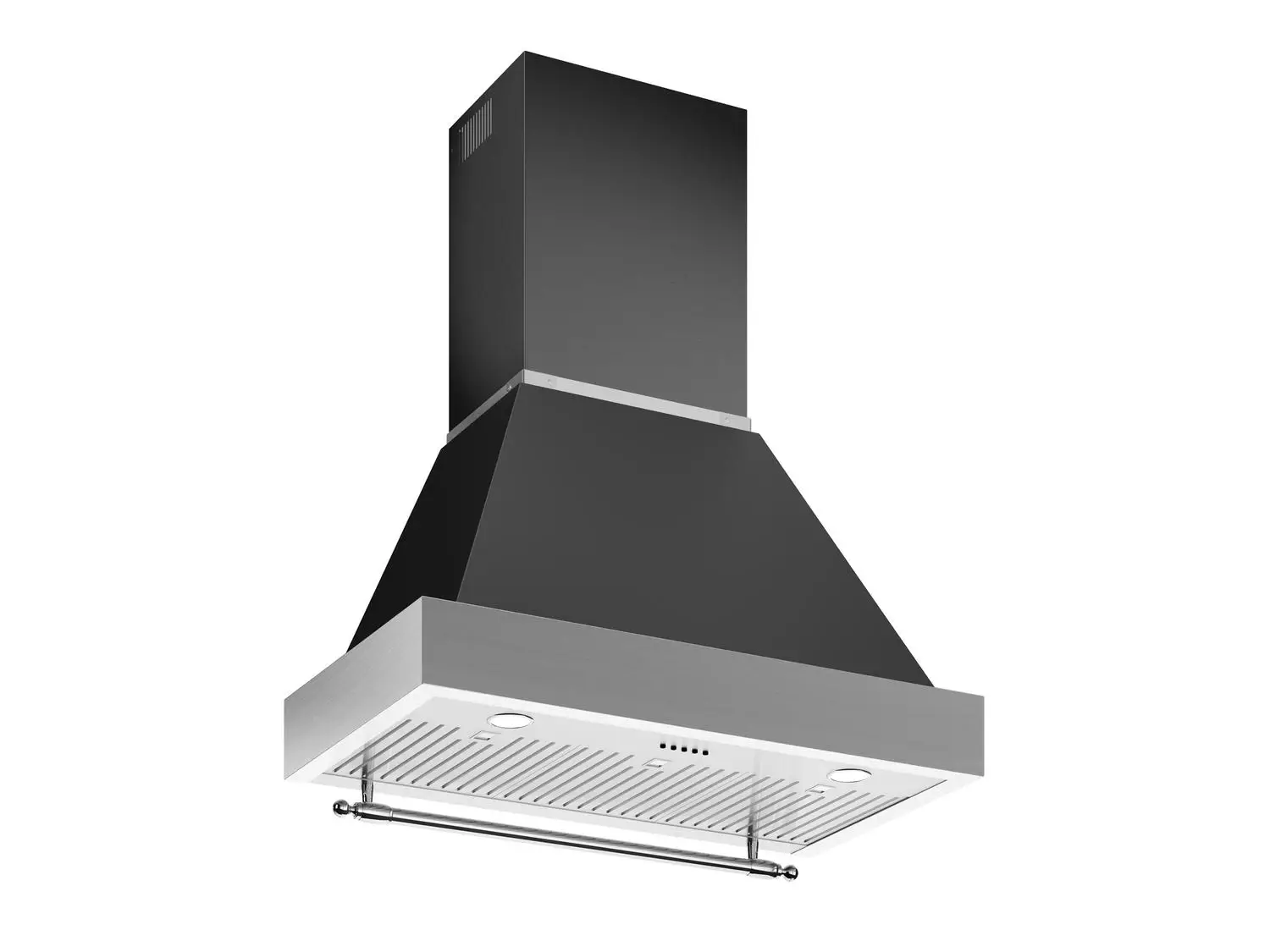 Bertazzoni 36 Series Black 36" Wall Mount Canopy Hood Bertazzoni 36 Series Black 36" Wall Mount Canopy Hood