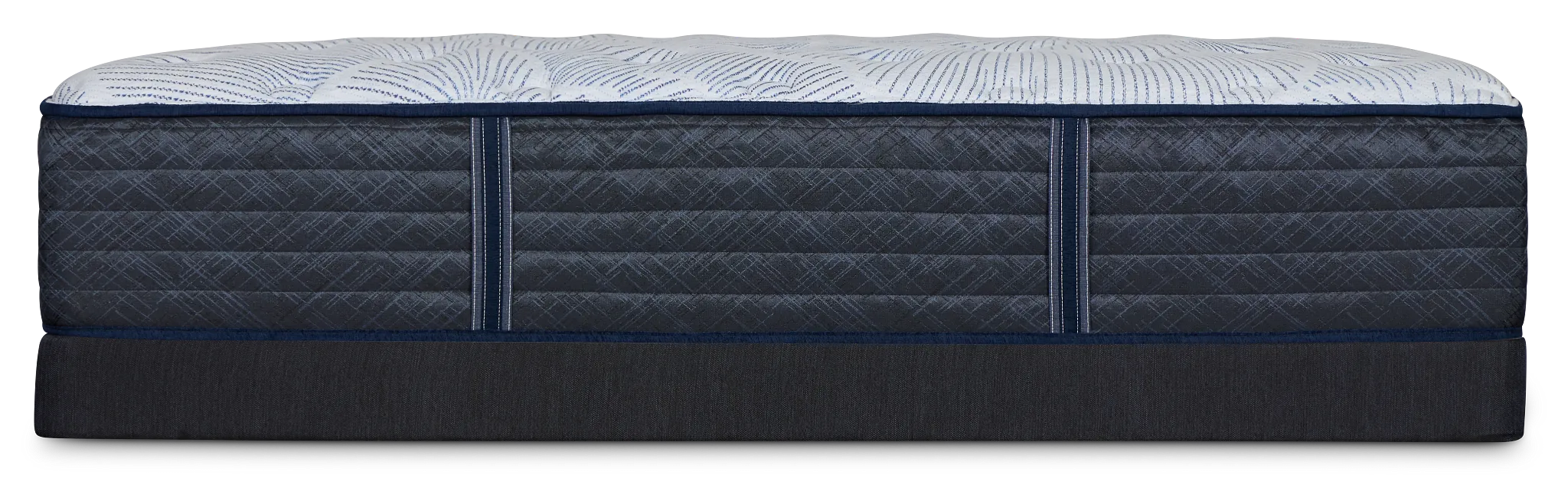 Serta Perfect Sleeper Blue Lagoon Nights Plush Low-profile Mattress Set