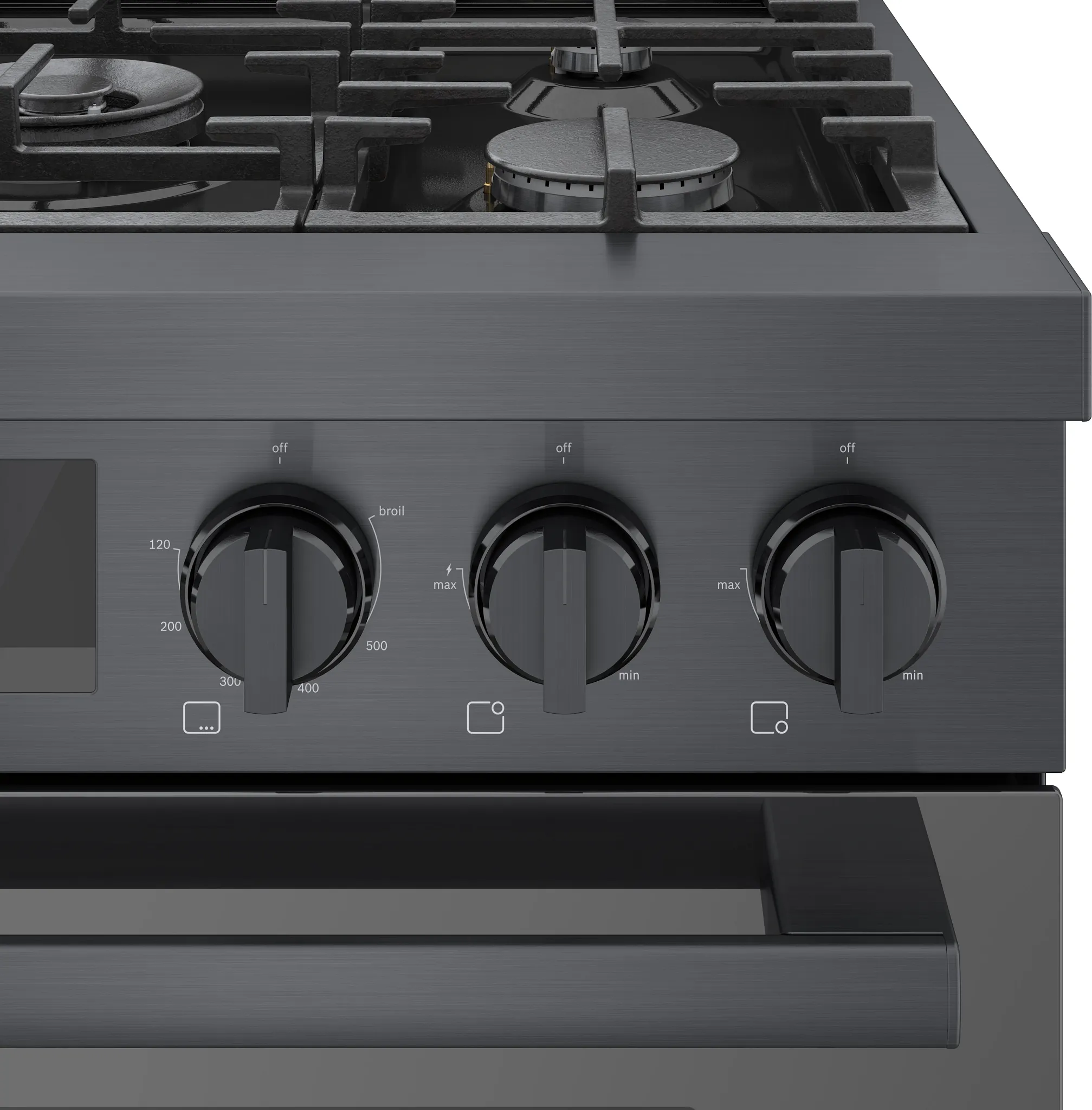 Bosch 800 Series Stainless Steel 30" Gas Range