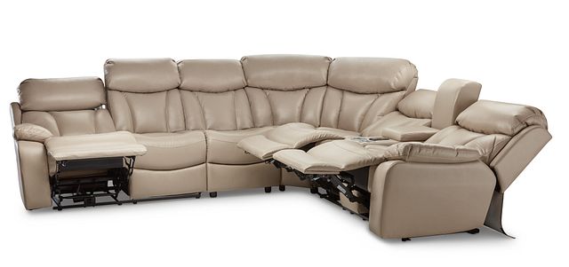 Dustin Beige Micro Large Right Console Love Reclining Sectional (4)