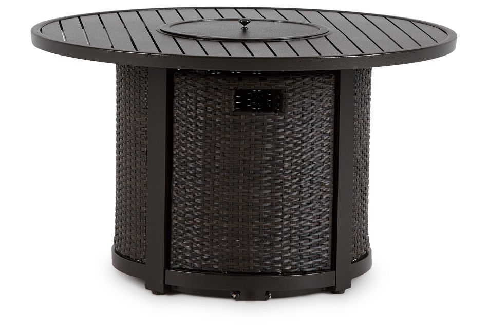 Fina Dark Tone Round Fire Pit Outdoor Pits City Furniture Fina Dark Tone Round Fire Pit Outdoor, Round Fire Pit Table