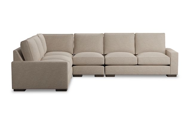 Edgewater Victory Taupe Medium Two-arm Sectional