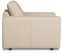 Kellan Ivory Leather Chair