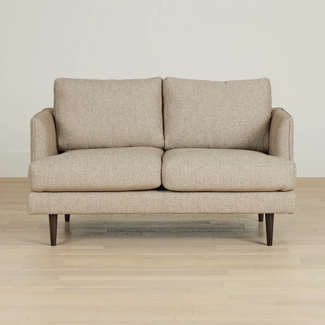 Easton Brown Fabric Loveseat