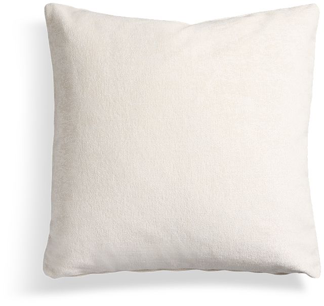 Calista Ivory 20" Square Accent Pillow