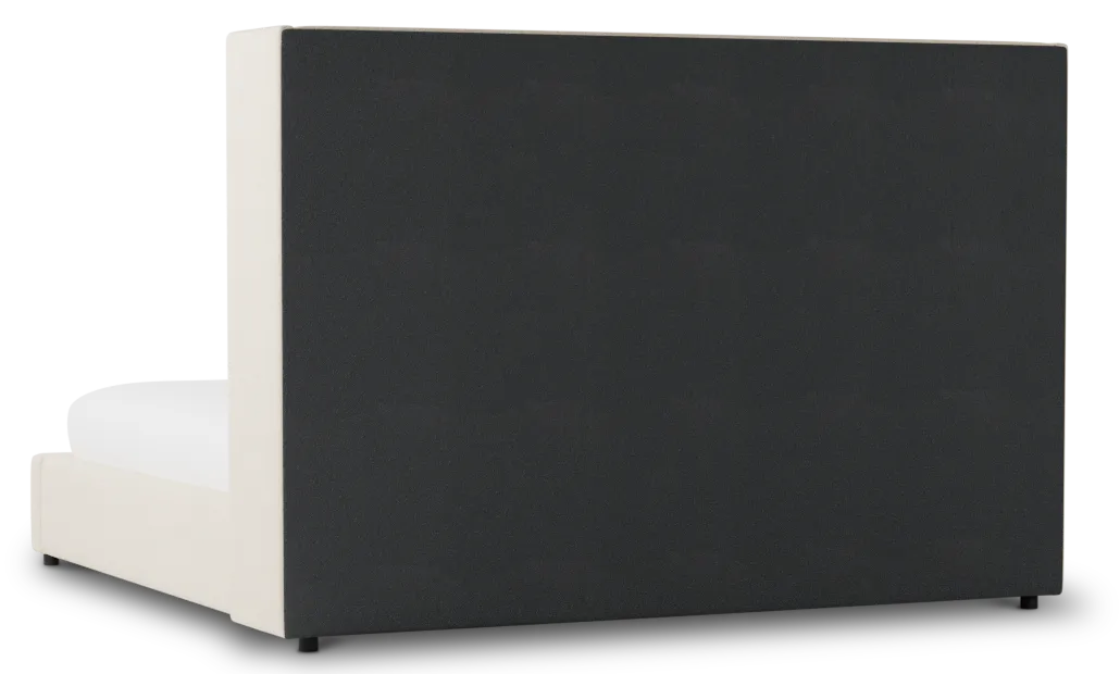 Captiva Merino Light Beige 60" Upholstered Shelter Bed