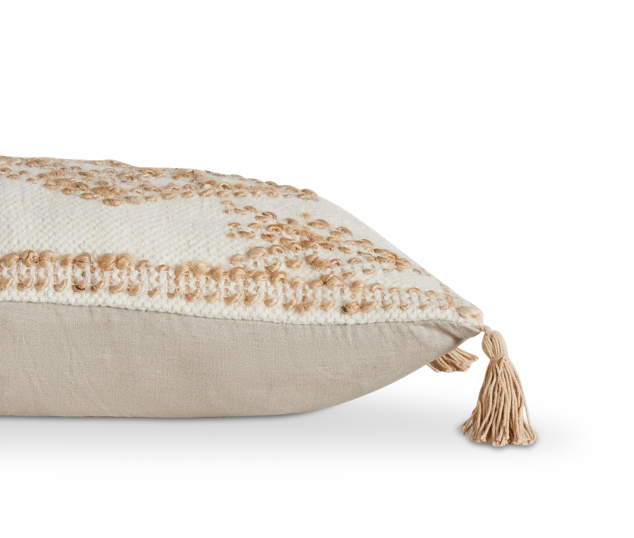 Finley Ivory Lumbar Accent Pillow