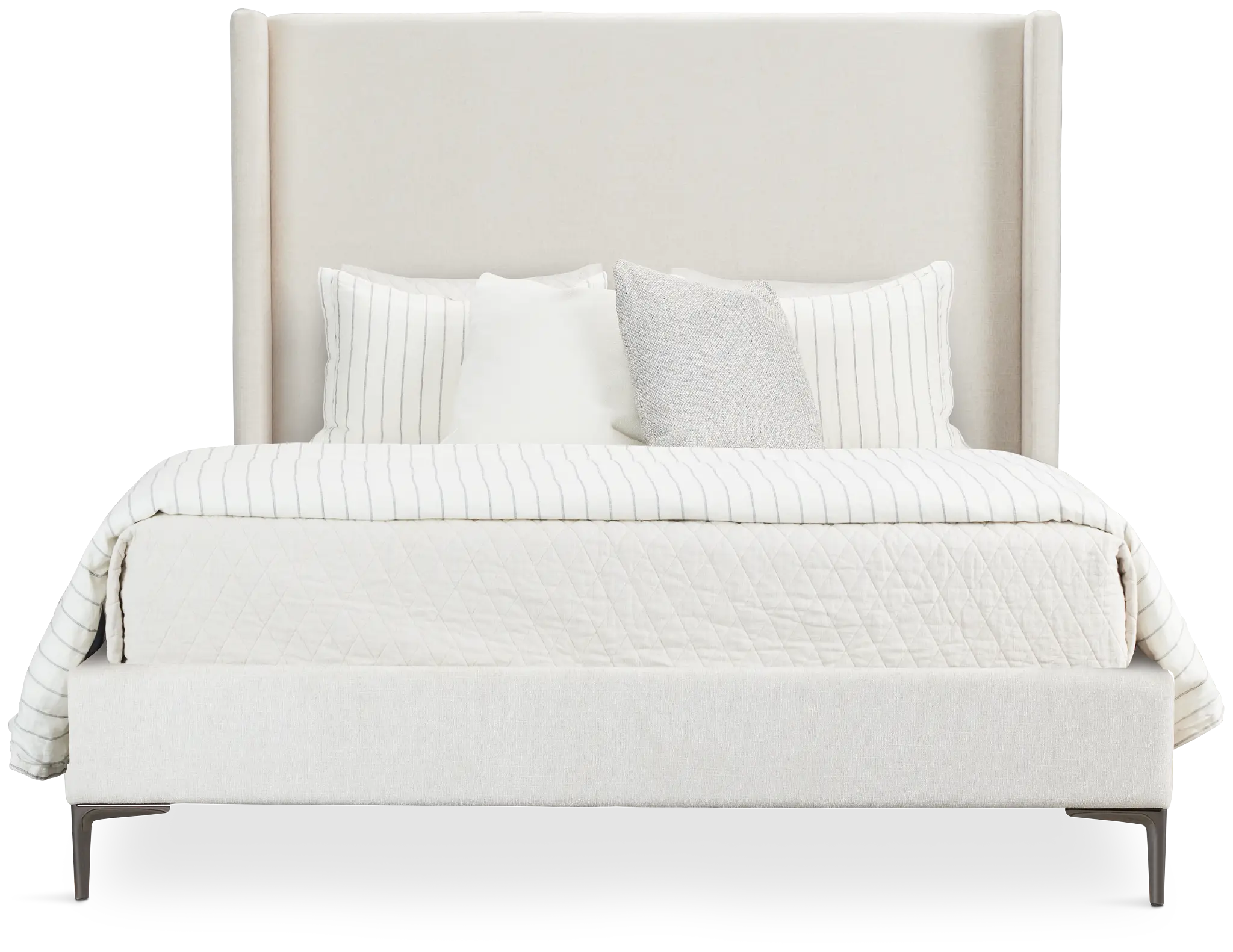 Kent Light Beige Uph Panel Bed Kent Light Beige Uph Panel Bed