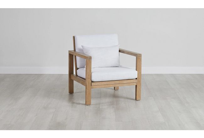 Nantucket Light Tone Woven Accent Chair