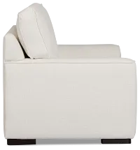 Sinclair Light Beige Fabric Loveseat