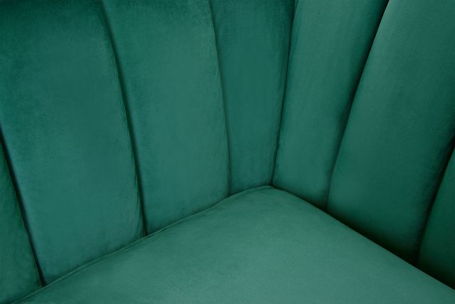 Ava Fabric Green Sofa