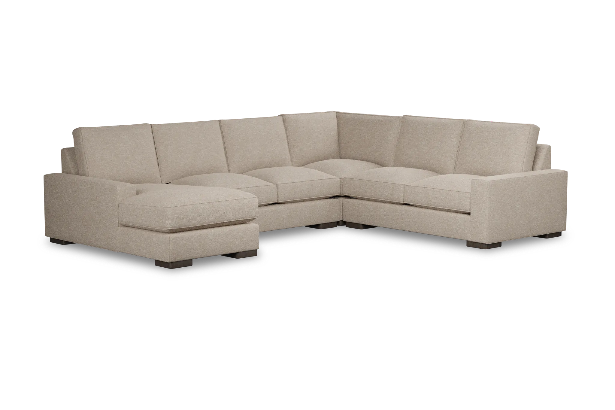 Edgewater Victory Taupe Medium Left Chaise Sectional