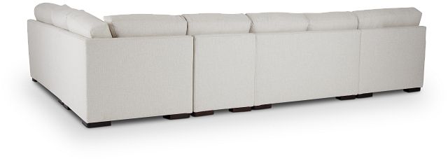 Veronica White Down Large Left Chaise Sectional