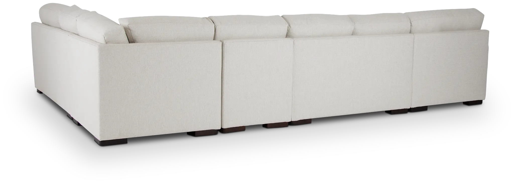 Veronica White Down Large Left Chaise Sectional Veronica White Down Large Left Chaise Sectional