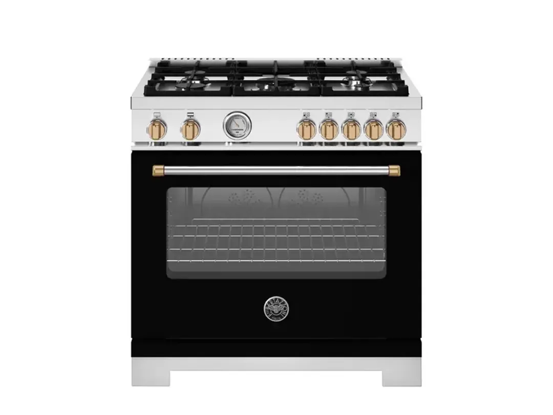 Bertazzoni Master Series Black 36" Gas Range