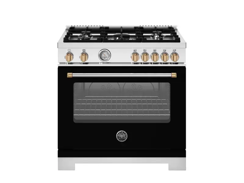 Bertazzoni Master Series Black 36" Gas Range