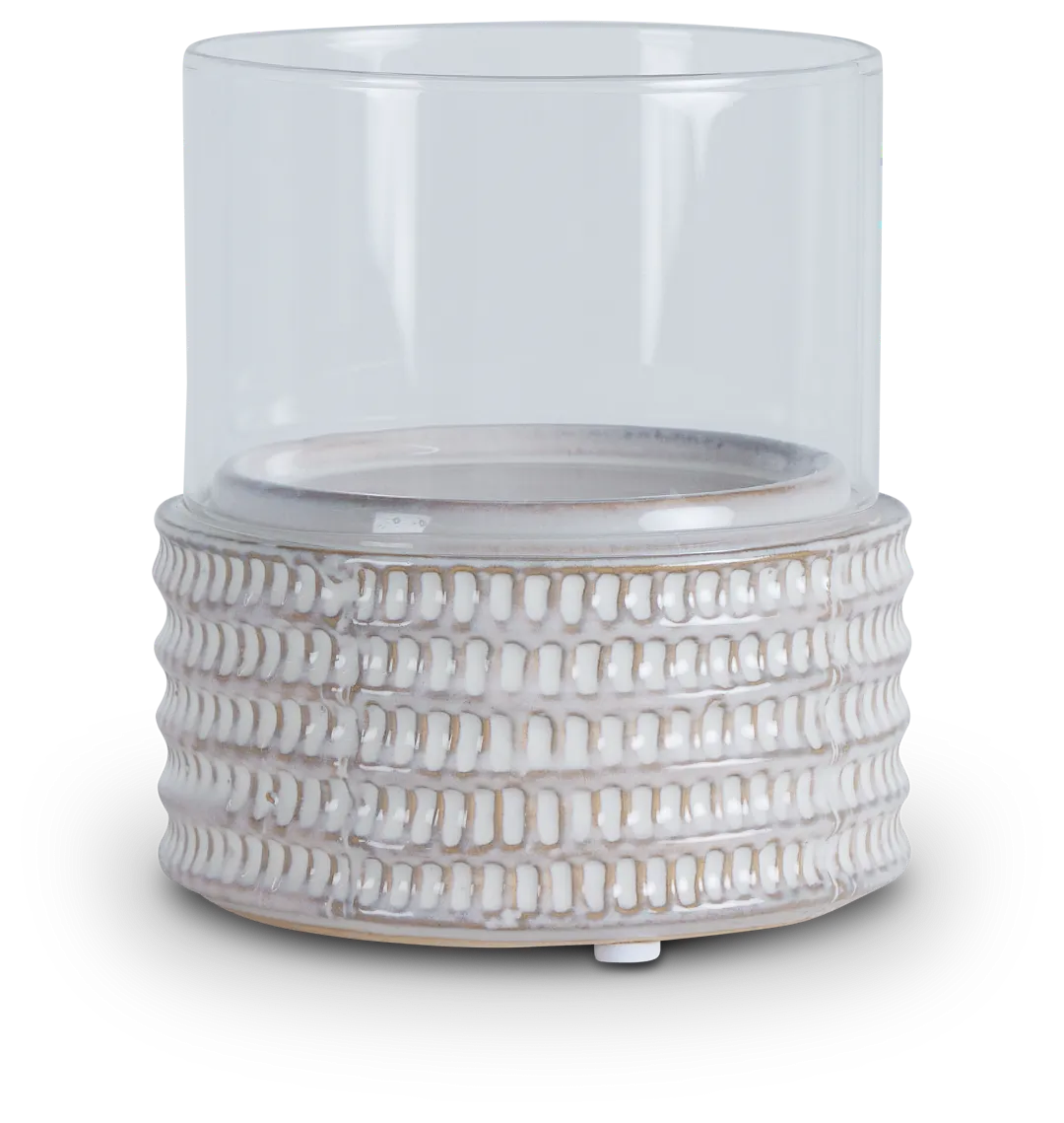 Sarah Ivory Small Candle Holder