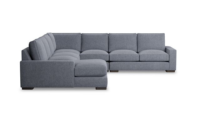 Edgewater Elevation Gray Large Left Chaise Sectional
