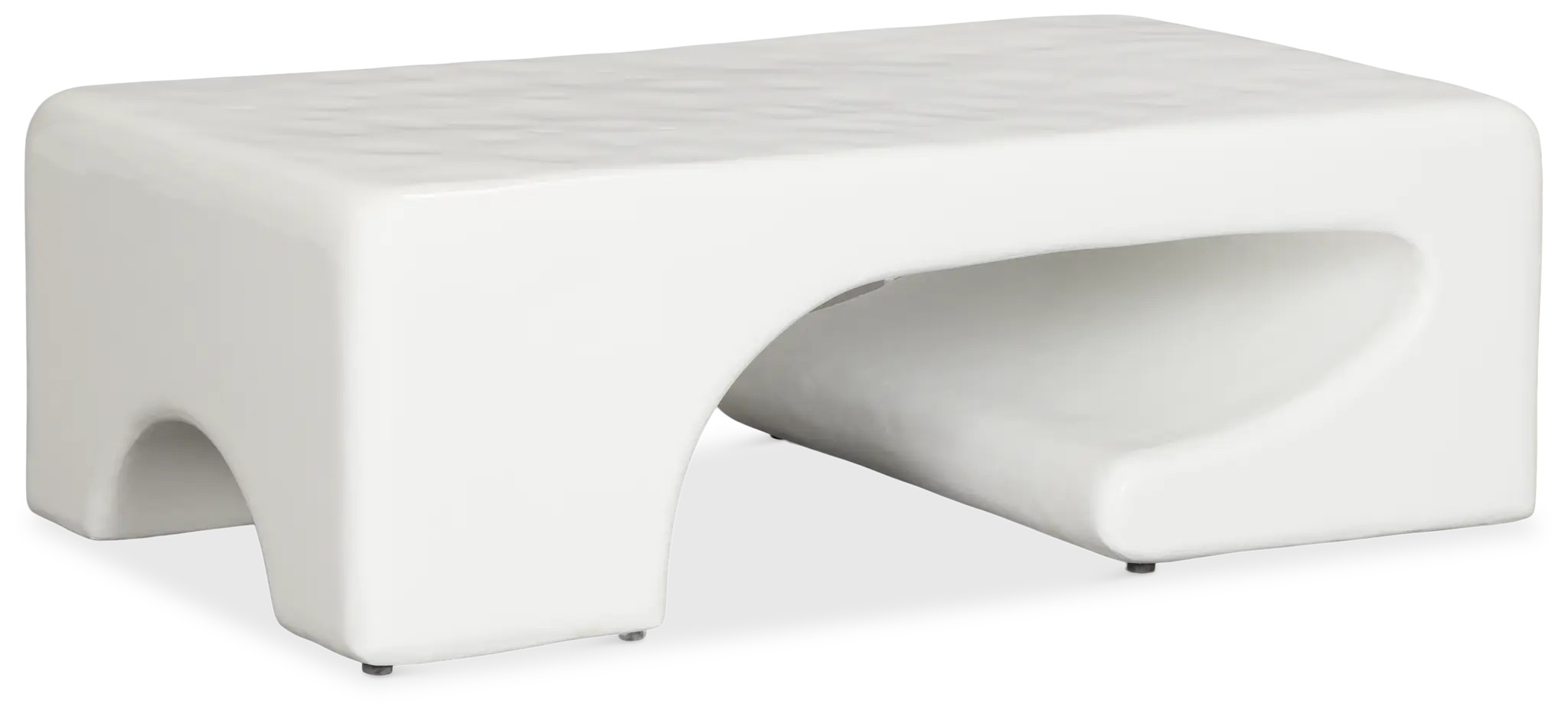 Layla White Rectangular Coffee Table Layla White Rectangular Coffee Table