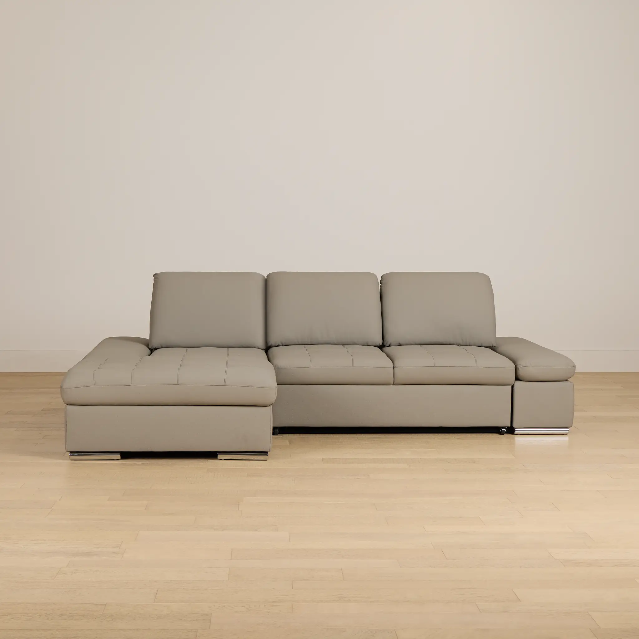 Eden Gray Micro Left Chaise Sleeper Sectional Eden Gray Micro Left Chaise Sleeper Sectional