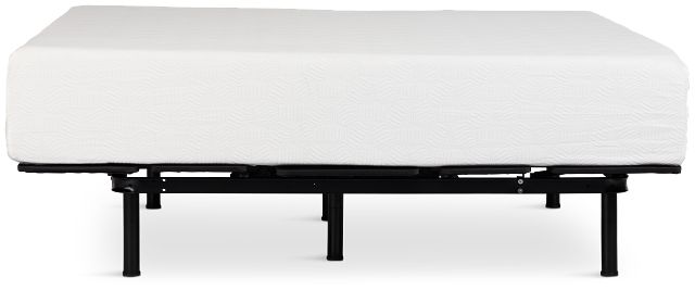 Rest & Renew By Zinus Gel Memory Foam Mattress 14" Plush Slat Adjustable Mattress Set