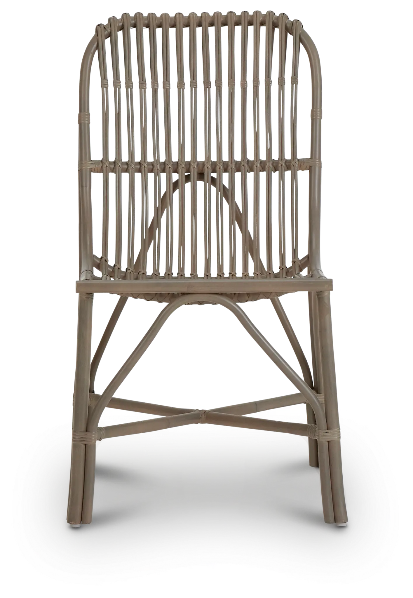 Greenwich Gray Rattan Side Chair Greenwich Gray Rattan Side Chair