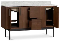 Nomad Mid Tone 60" Double Bathroom Vanity