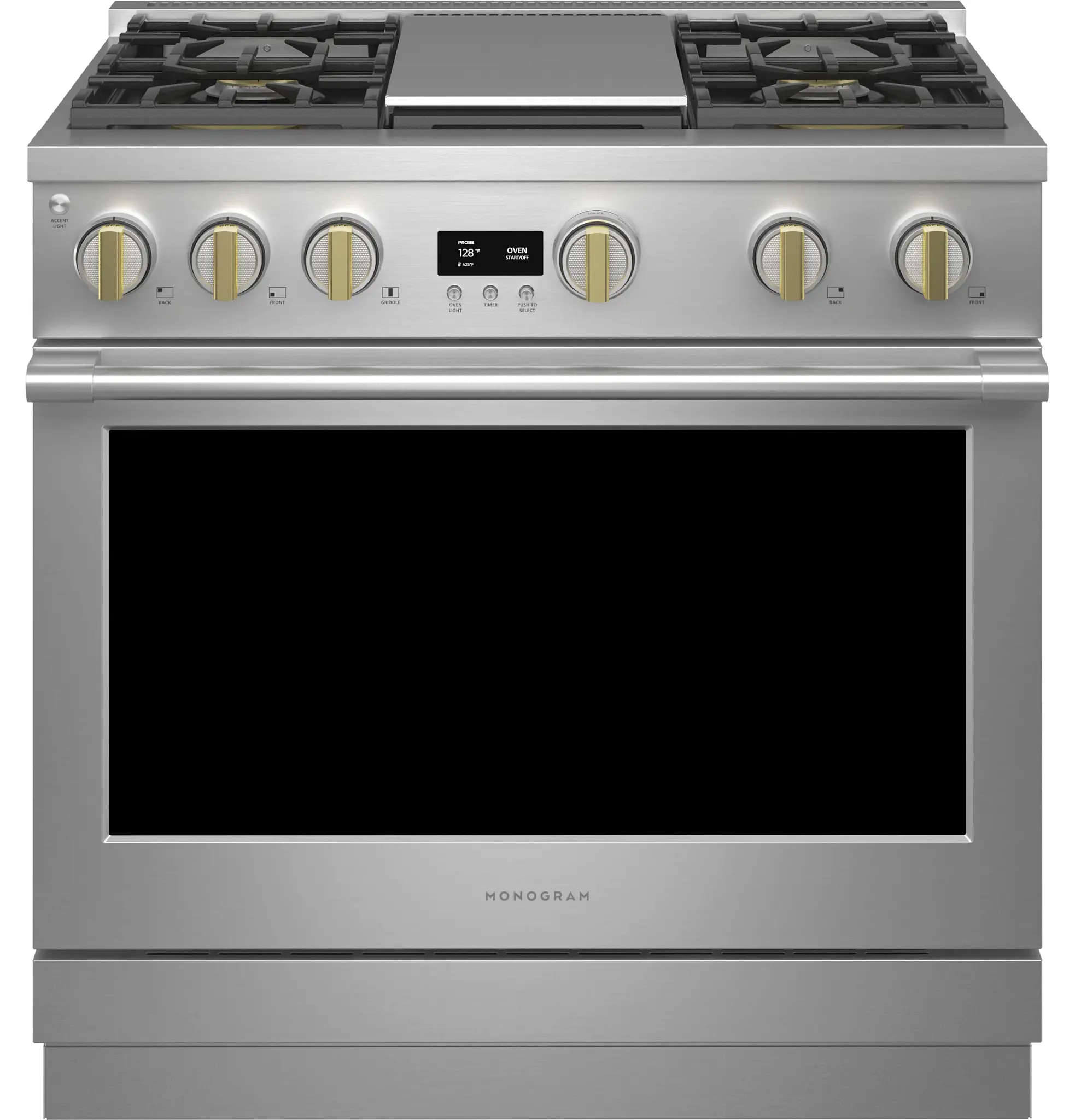 Monogram 364 Series Stainless Steel 36" Gas Range Monogram 364 Series Stainless Steel 36" Gas Range