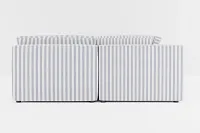 Destin Sea Lane Dark Blue Fabric 8-piece Pit Sectional