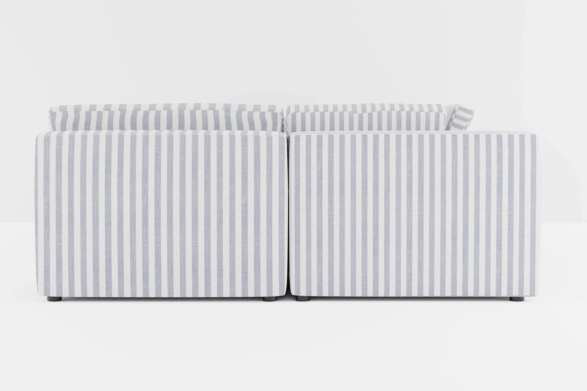 Destin Sea Lane Dark Blue Fabric 8-piece Pit Sectional