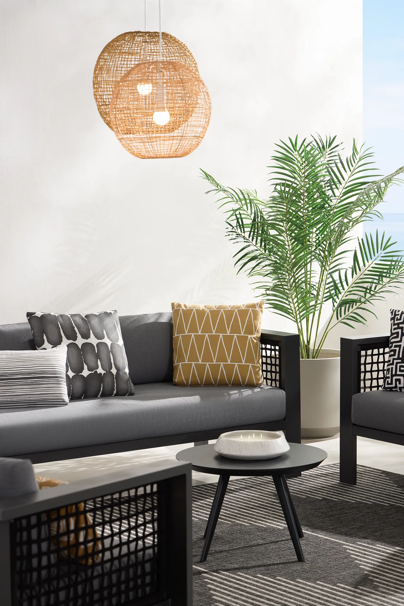 Sunrise Dark Gray Sofa