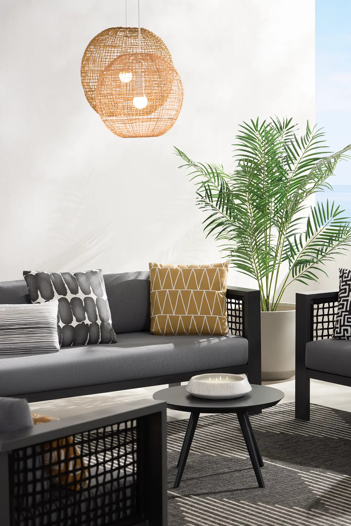 Sunrise Dark Gray Sofa Sunrise Dark Gray Sofa