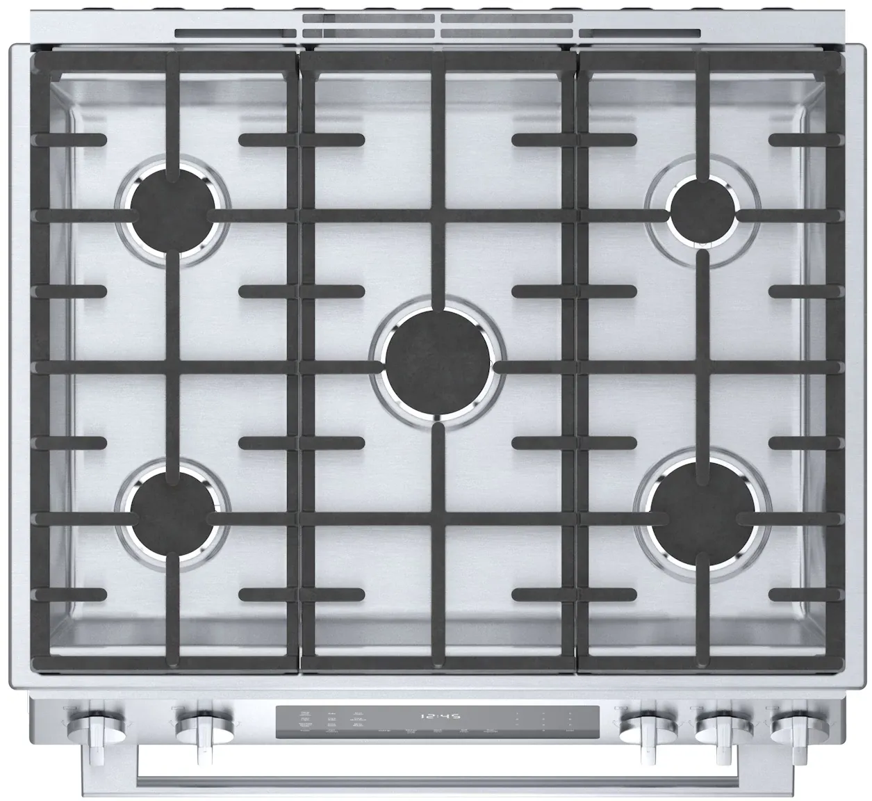 Benchmark Black 30" Dual Fuel Range