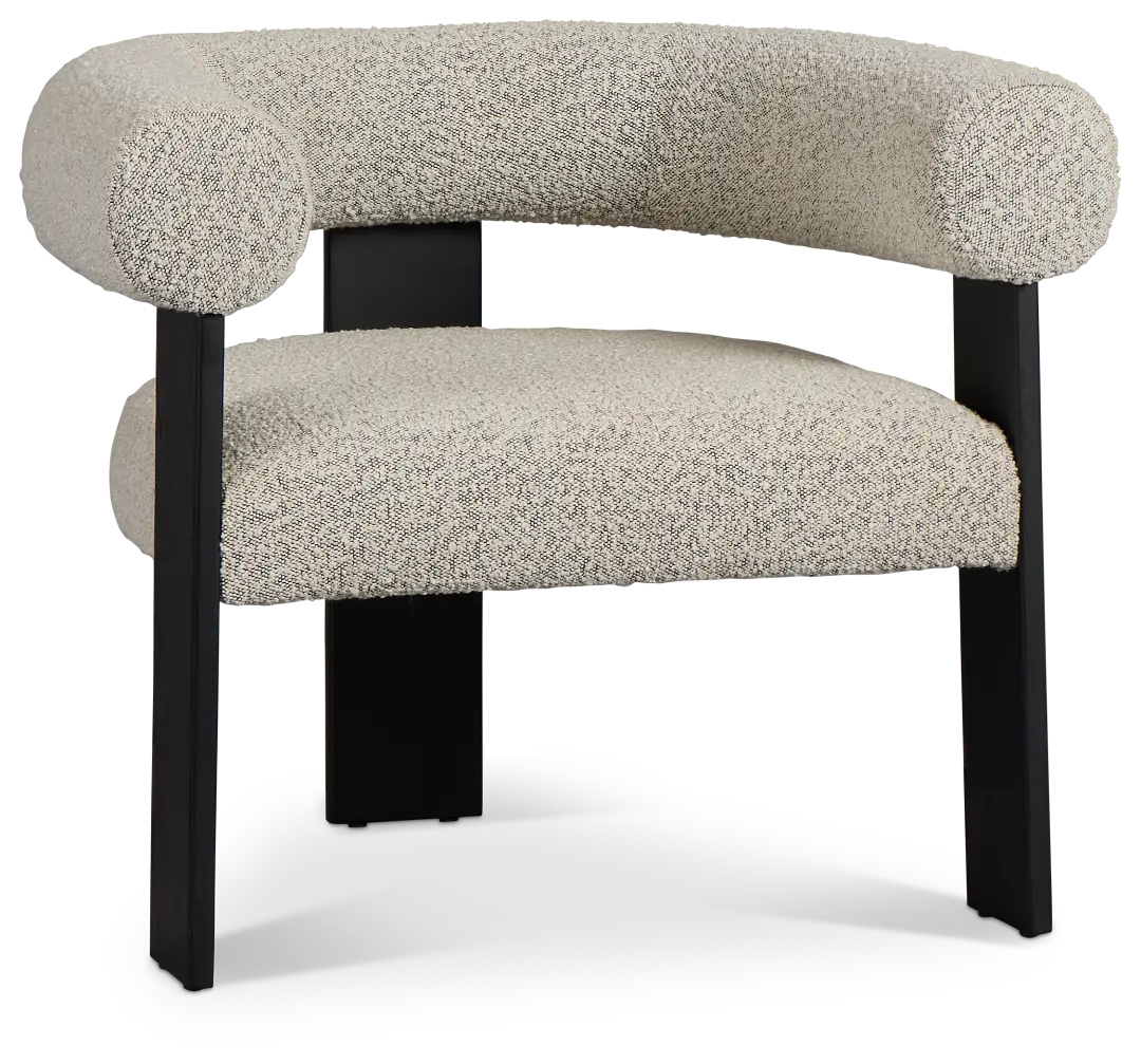 Annette Gray Fabric Accent Chair Annette Gray Fabric Accent Chair