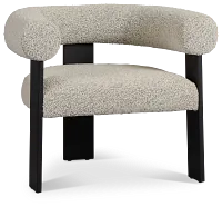 Annette Gray Fabric Accent Chair