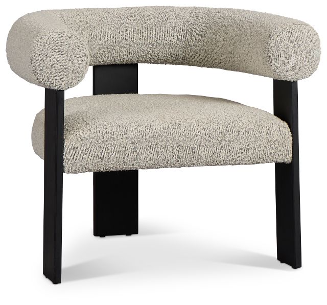 Annette Gray Fabric Accent Chair