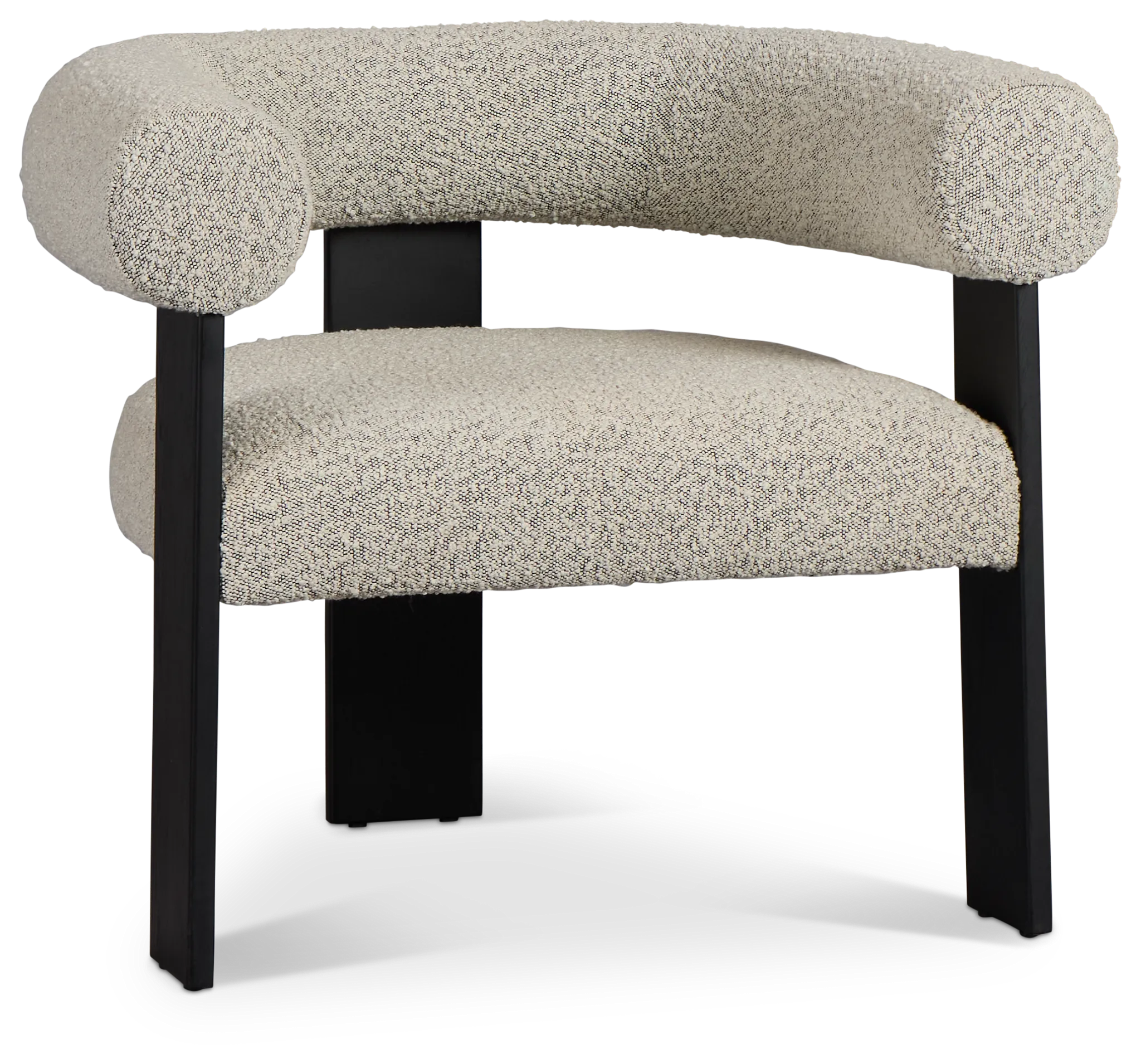 Annette Gray Fabric Accent Chair