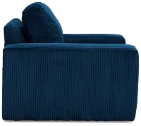 Charlie Dark Blue Fabric Chair