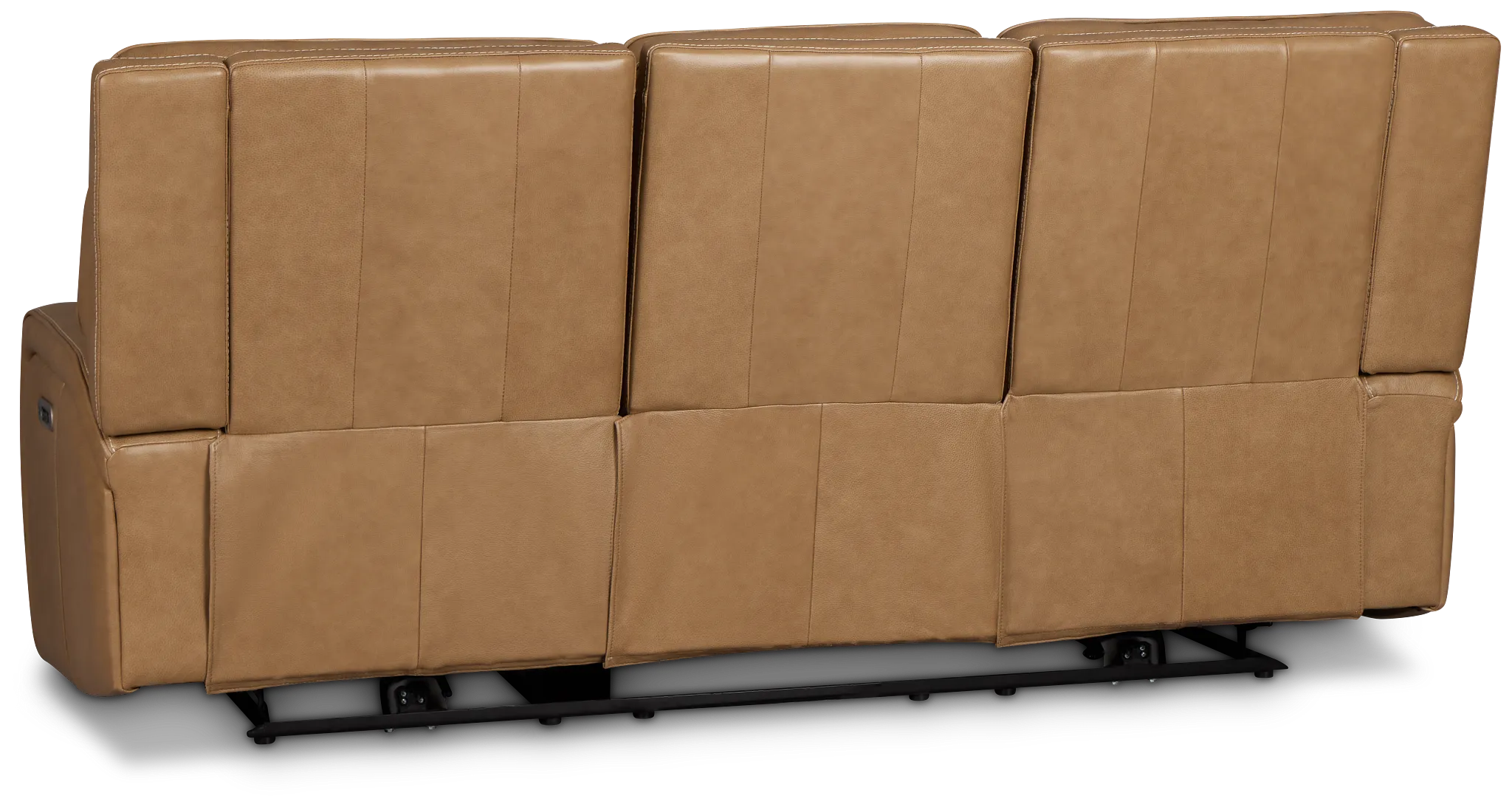 Jasper Light Brown Leather Power Reclining Sofa