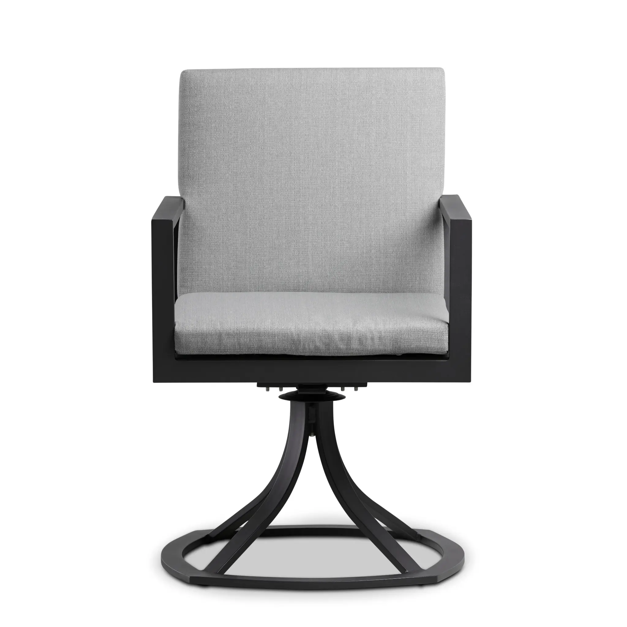 Linear Dark Gray Swivel Arm Chair Linear Dark Gray Swivel Arm Chair