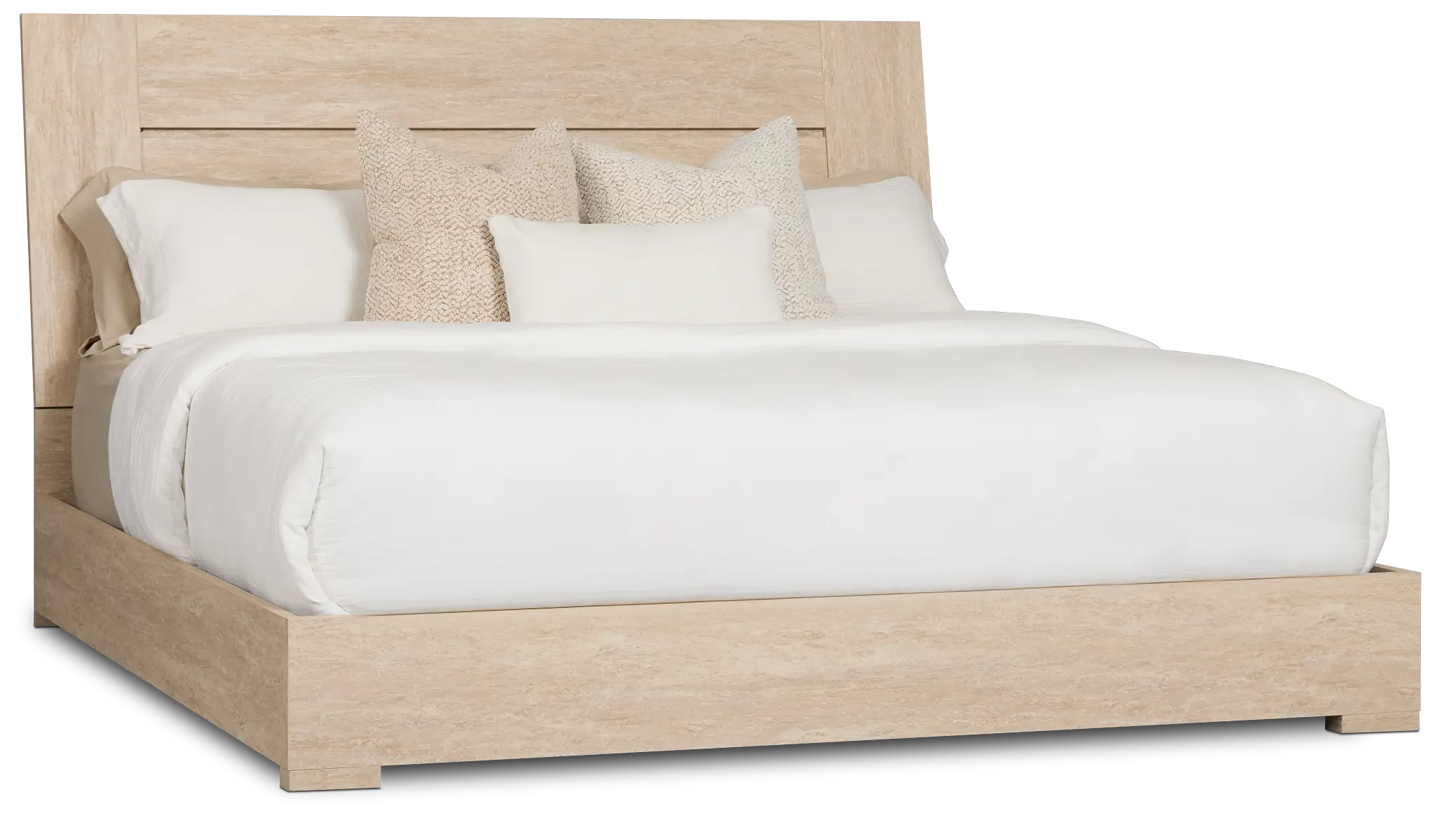 Malta Light Gray Panel Bed Malta Light Gray Panel Bed