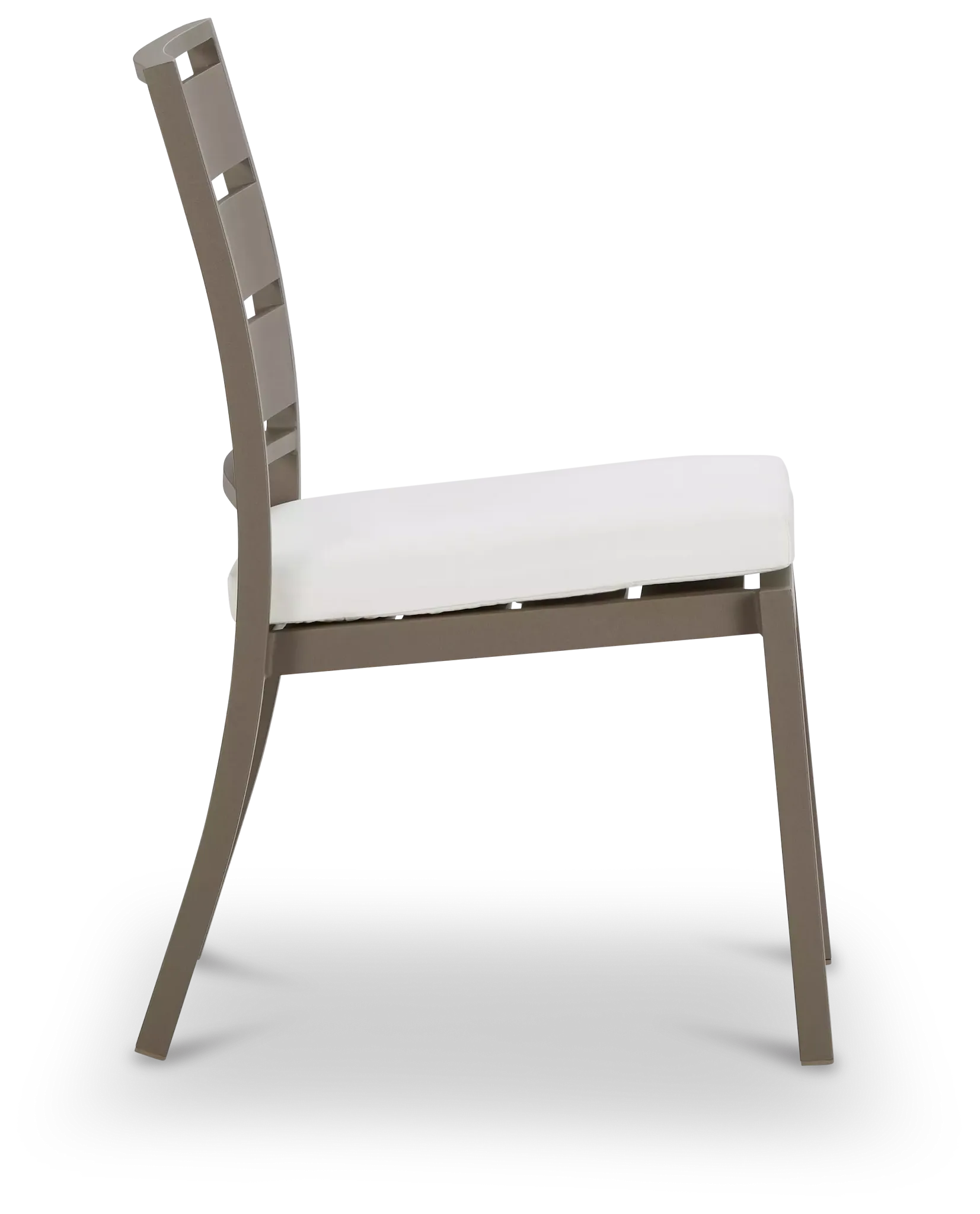 Raleigh Gray Aluminum Side Chair