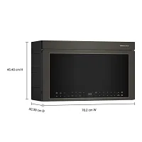 Kitchenaid 730 Series Black Over-the-range Microwave