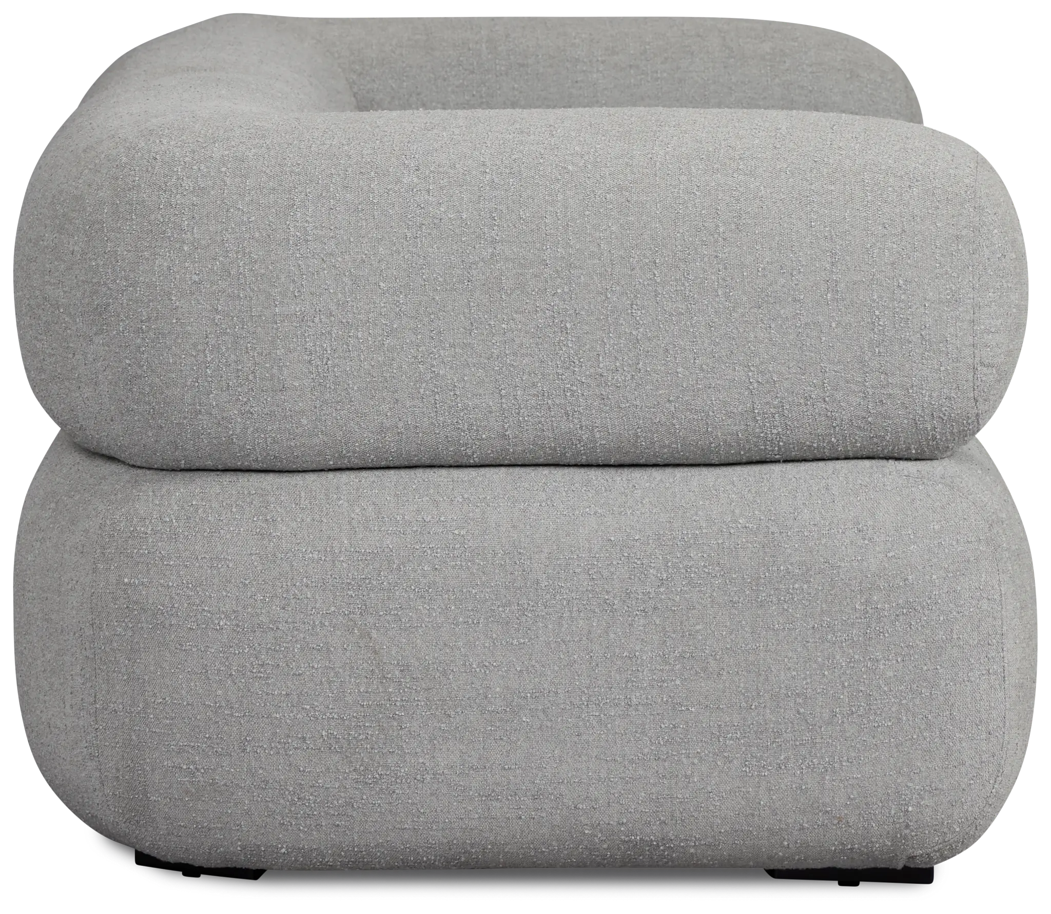 Celeste Light Gray Fabric 2-piece Modular Sofa Celeste Light Gray Fabric 2-piece Modular Sofa