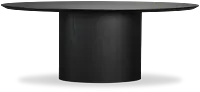 Nomad Black 78" Oval Table