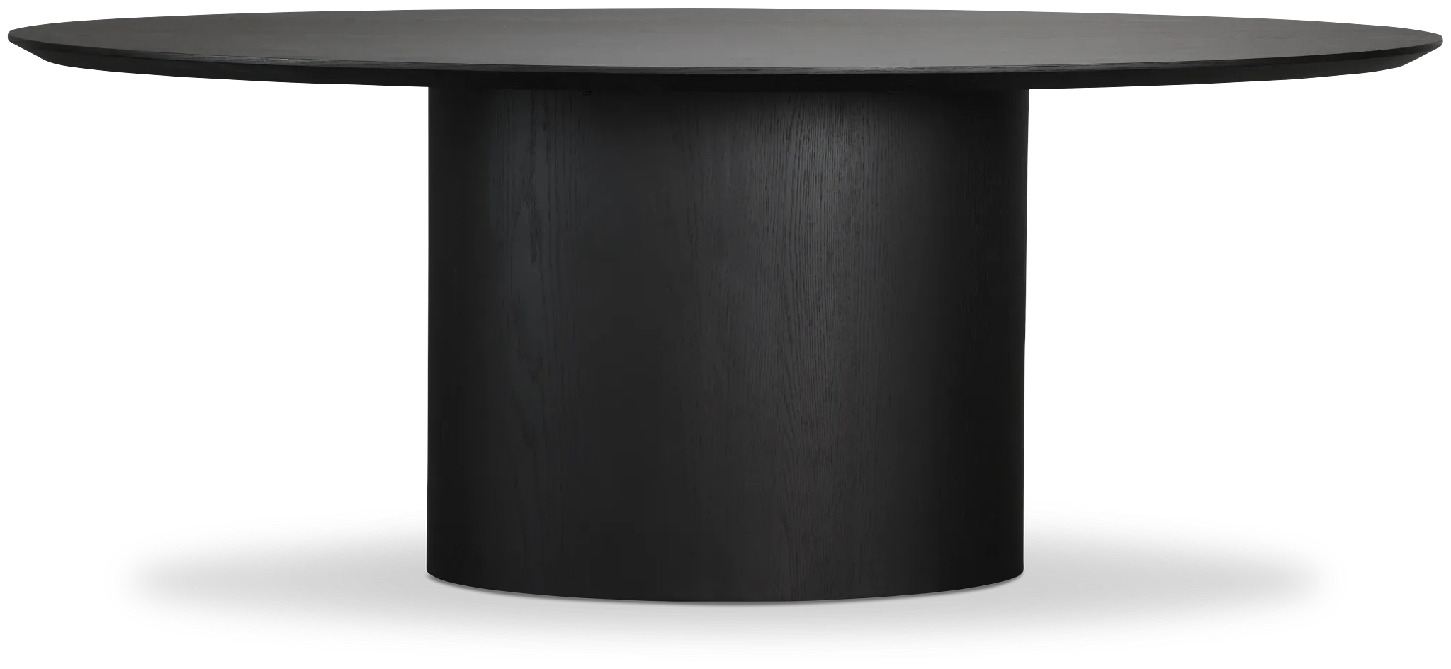 Nomad Black 78" Oval Table